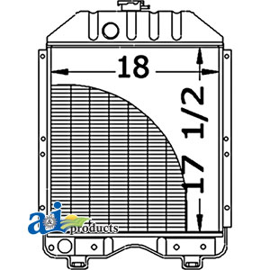 KU20232    Radiator---Replaces 15725-72060